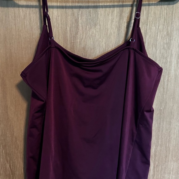 Express Deep Burgundy Camisole Top - Picture 2 of 5